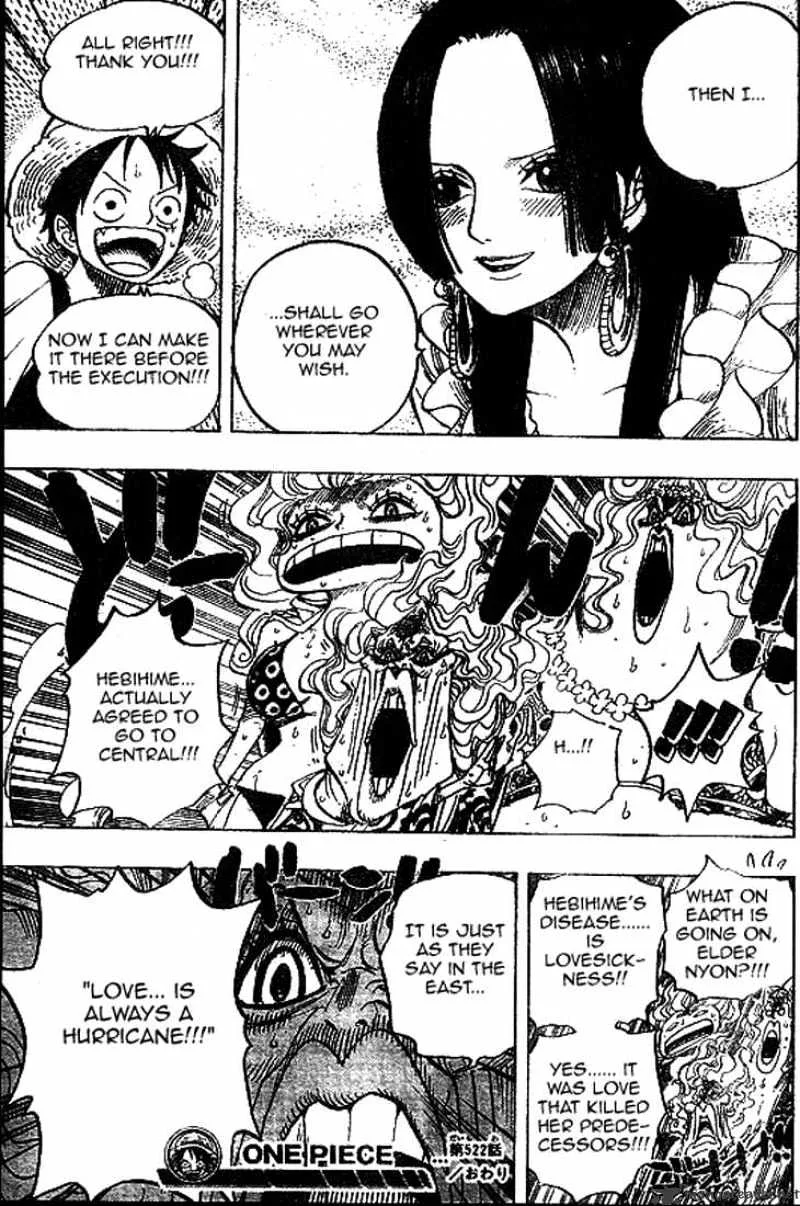 One Piece Chapter 522 page 21