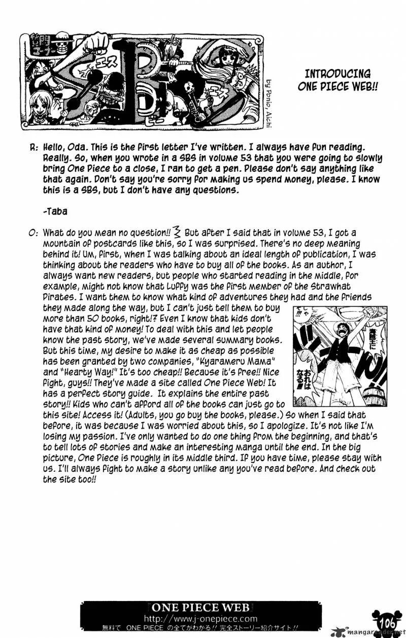 One Piece Chapter 527 page 20