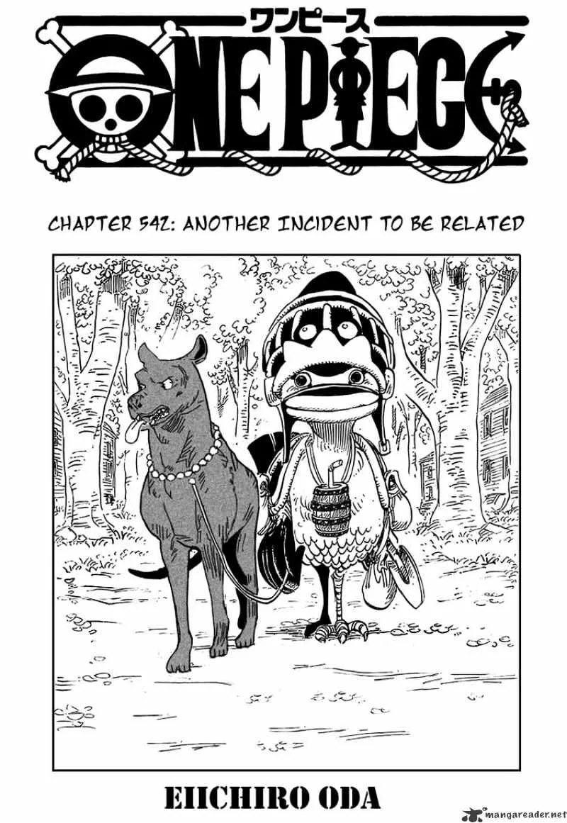 One Piece Chapter 542 page 1