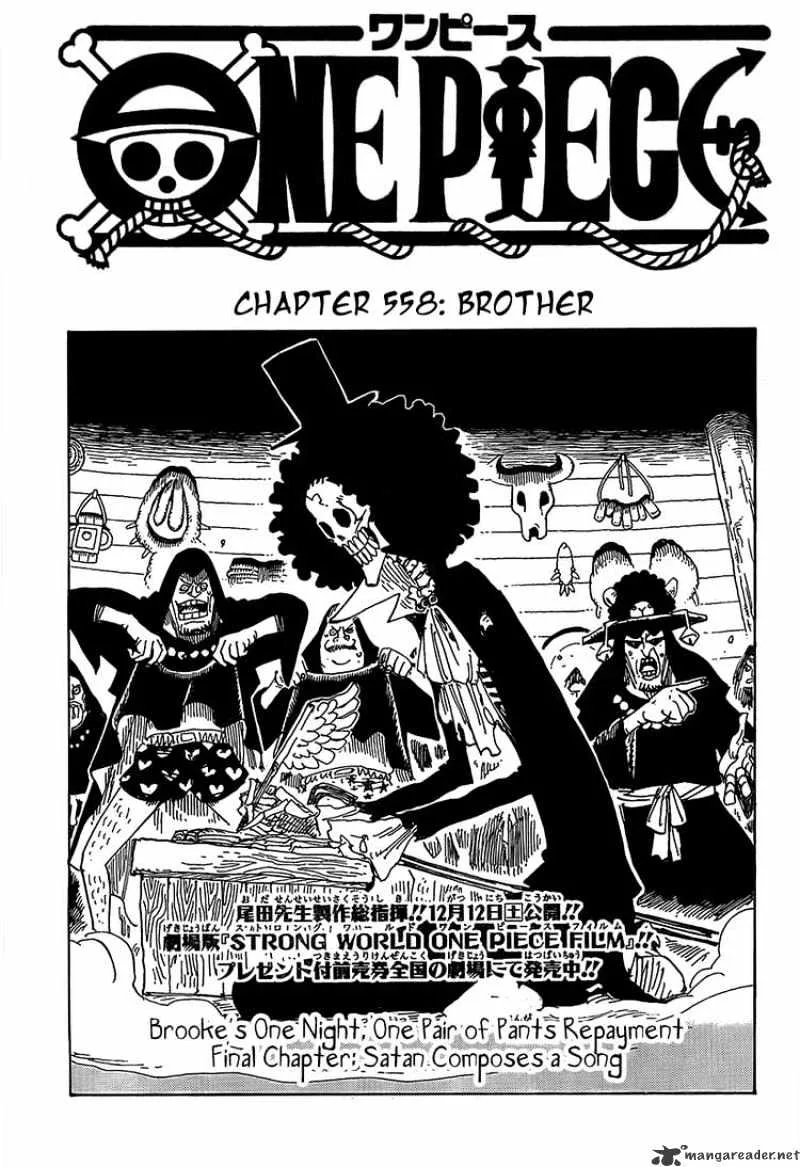 One Piece Chapter 558 page 1