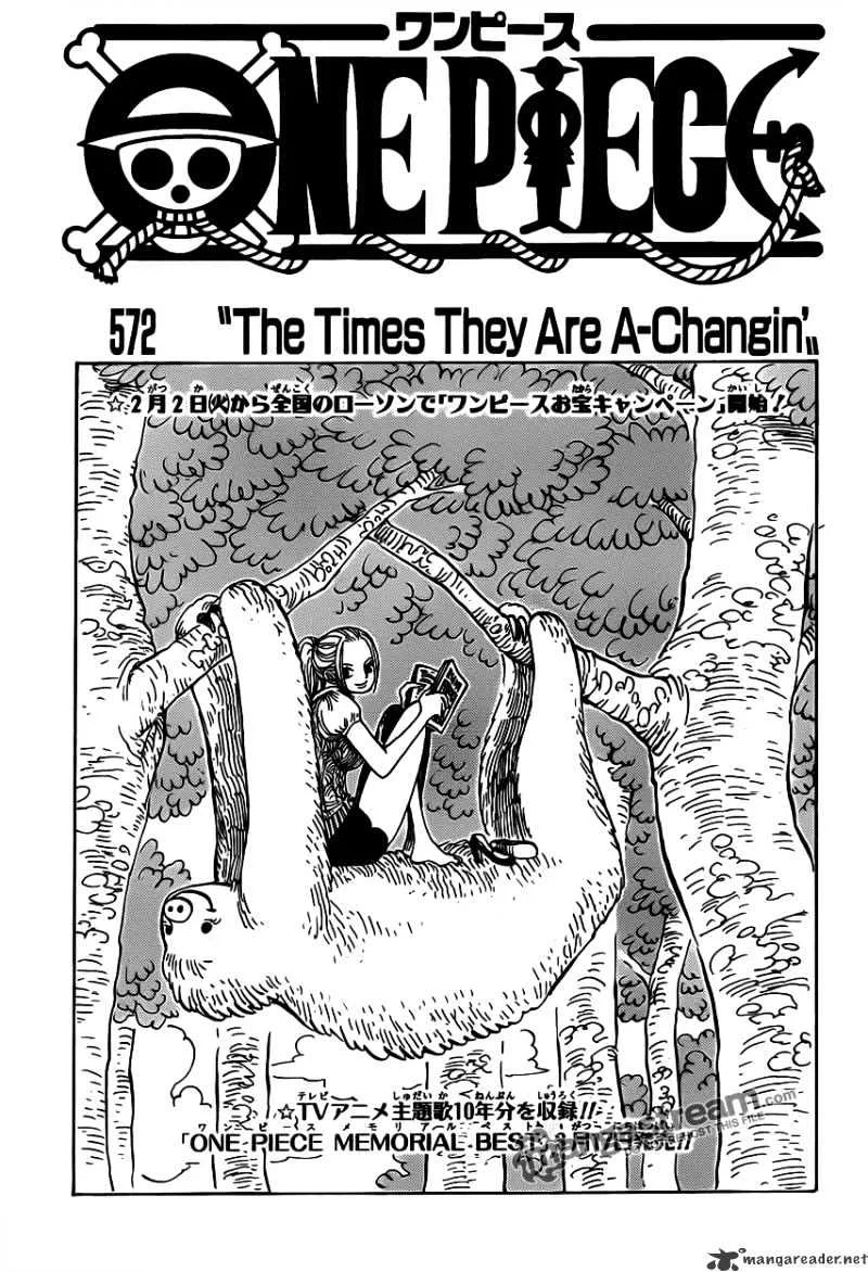 One Piece Chapter 572 page 1