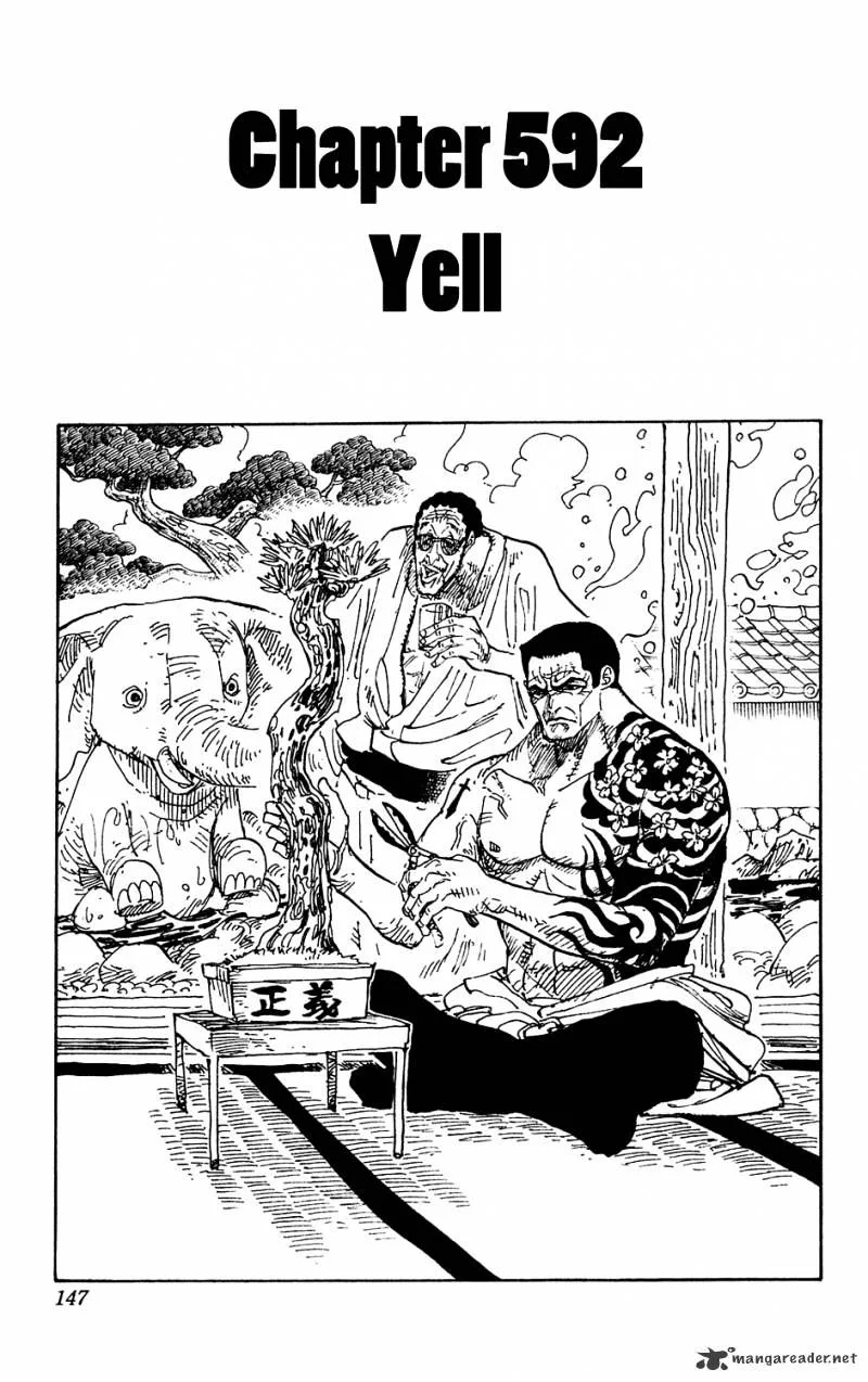 One Piece Chapter 592 page 1