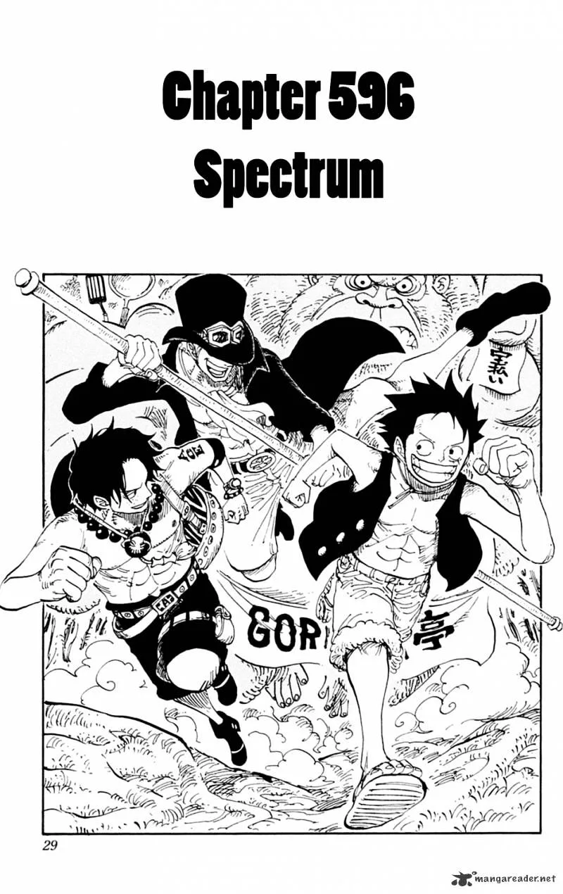 One Piece Chapter 596 page 1