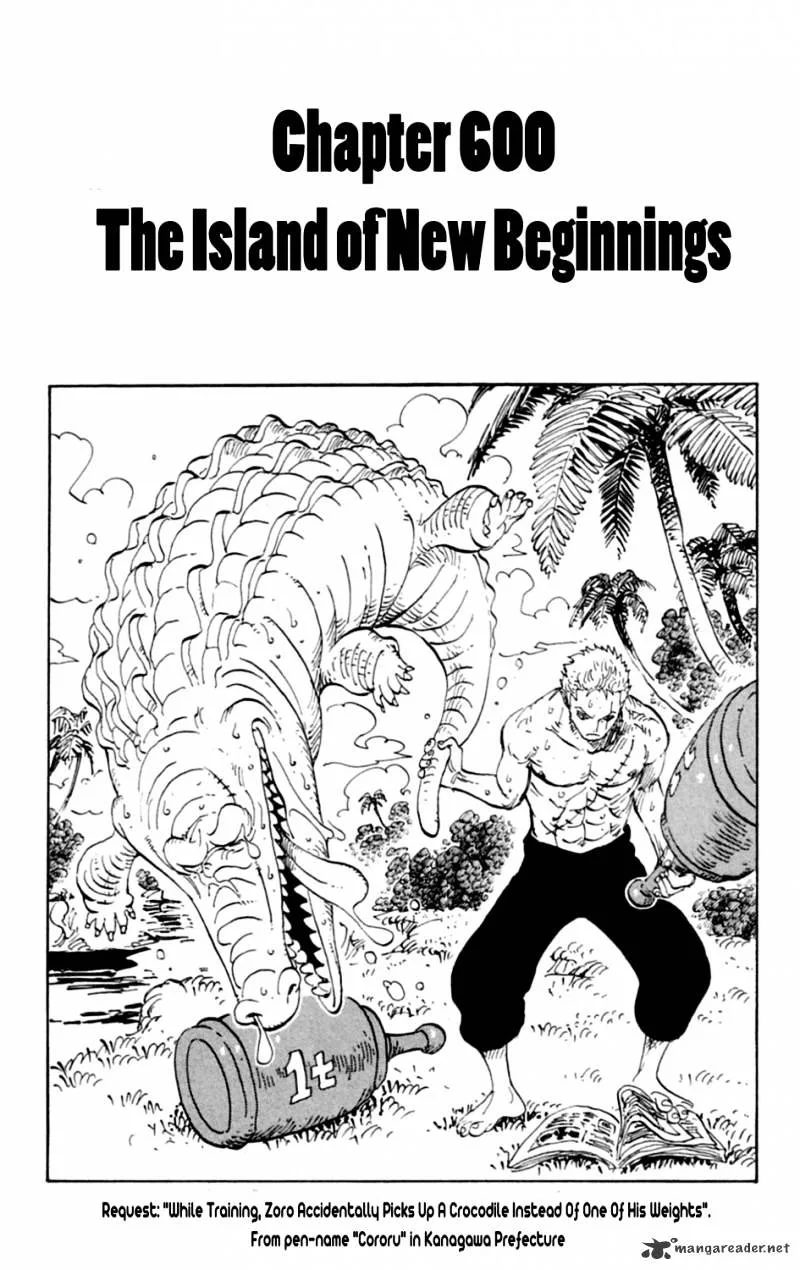 One Piece Chapter 600 page 1