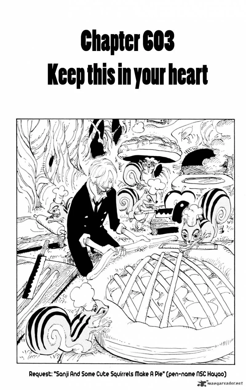 One Piece Chapter 603 page 1