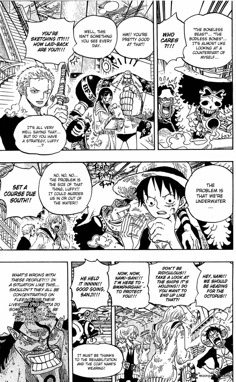 One Piece Chapter 605 page 3