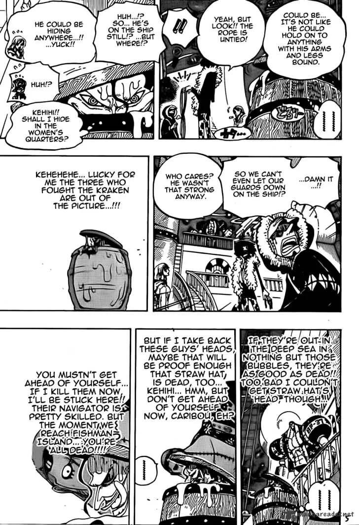 One Piece Chapter 606 page 5