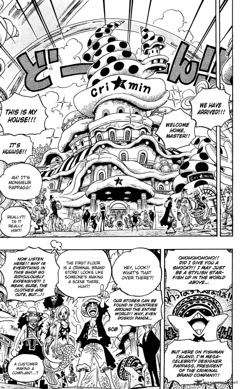 One Piece Chapter 611 page 6