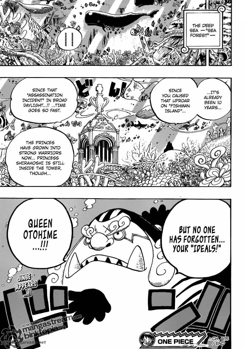 One Piece Chapter 615 page 17