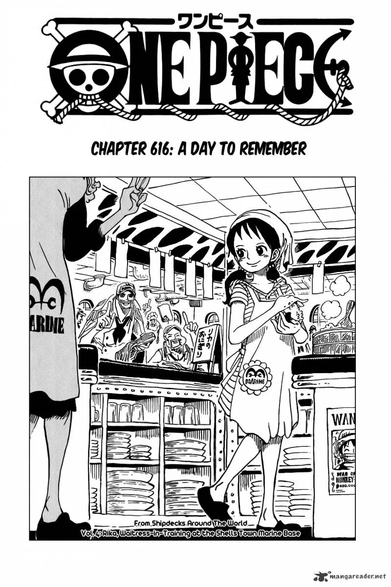 One Piece Chapter 616 page 1