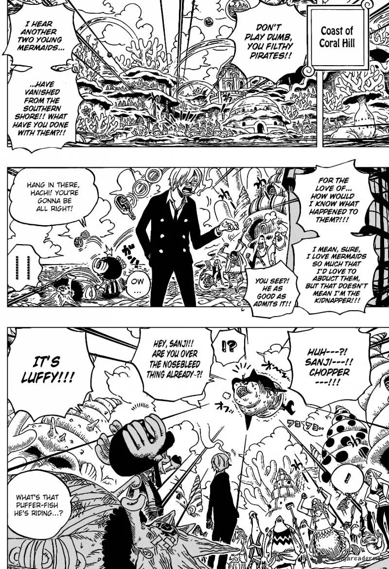 One Piece Chapter 617 page 14