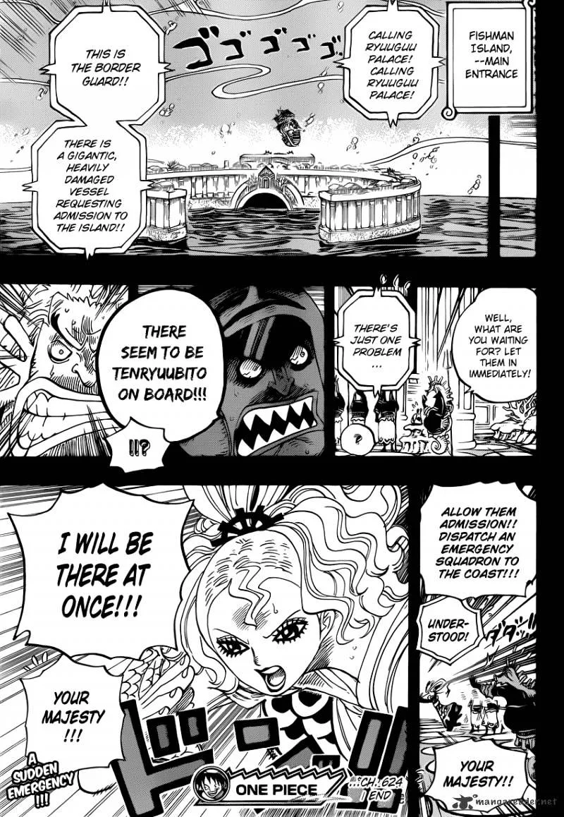 One Piece Chapter 624 page 17