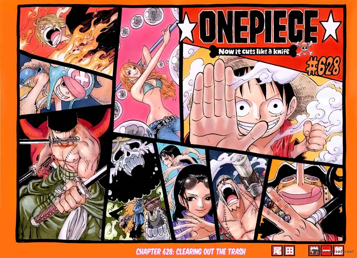 One Piece Chapter 628 page 2