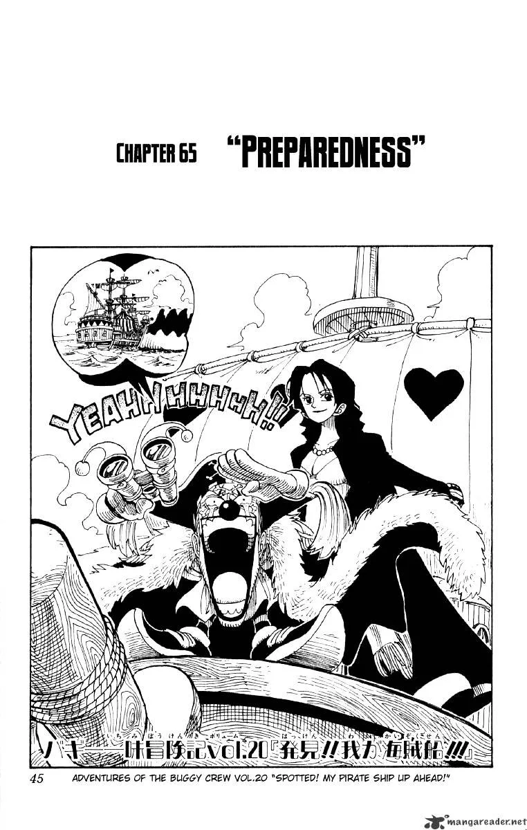 One Piece Chapter 65 page 1