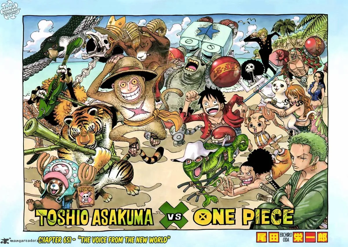 One Piece Chapter 651 page 1