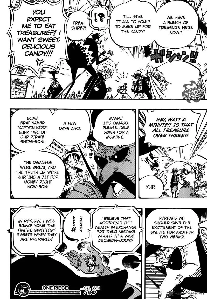 One Piece Chapter 651 page 16