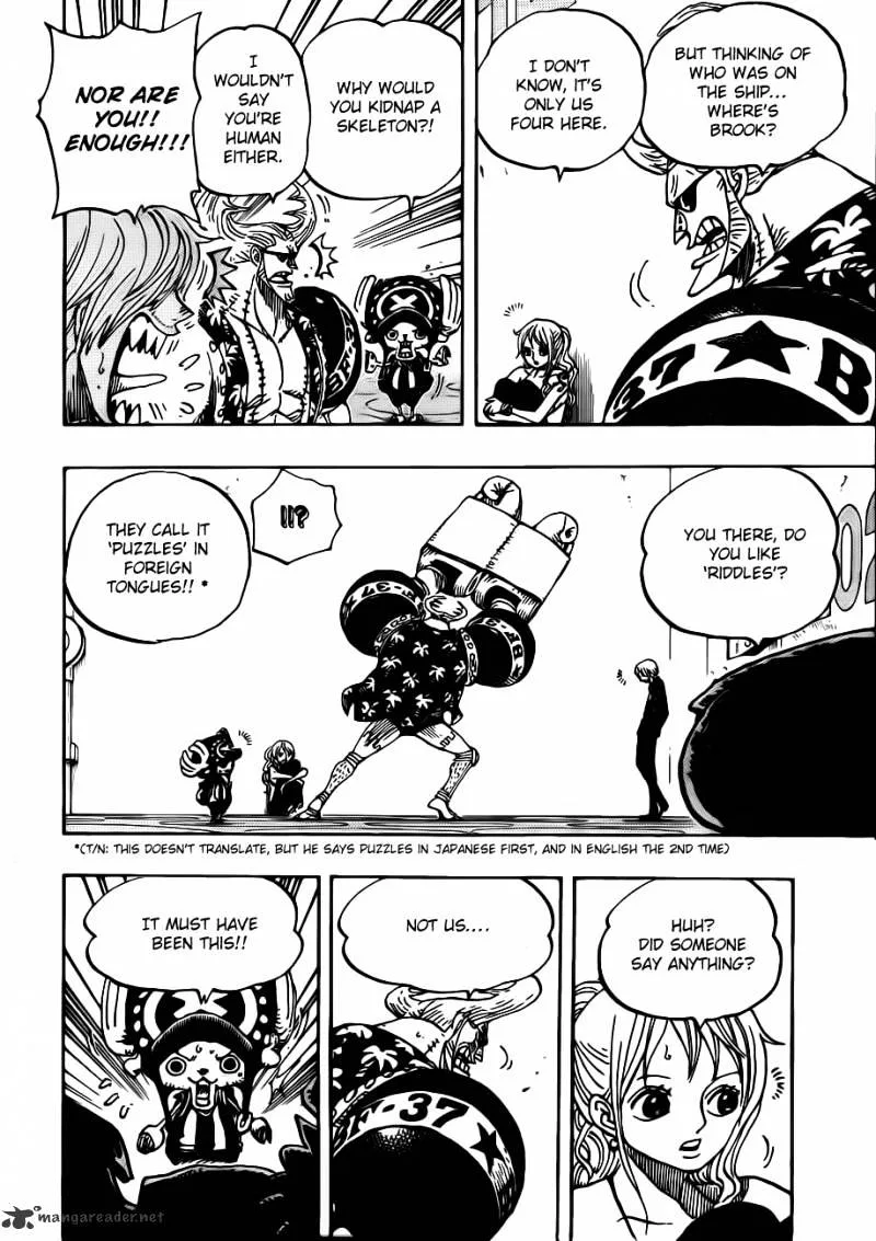 One Piece Chapter 657 page 8