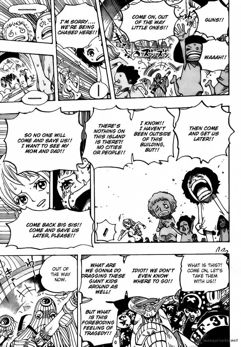 One Piece Chapter 658 page 7