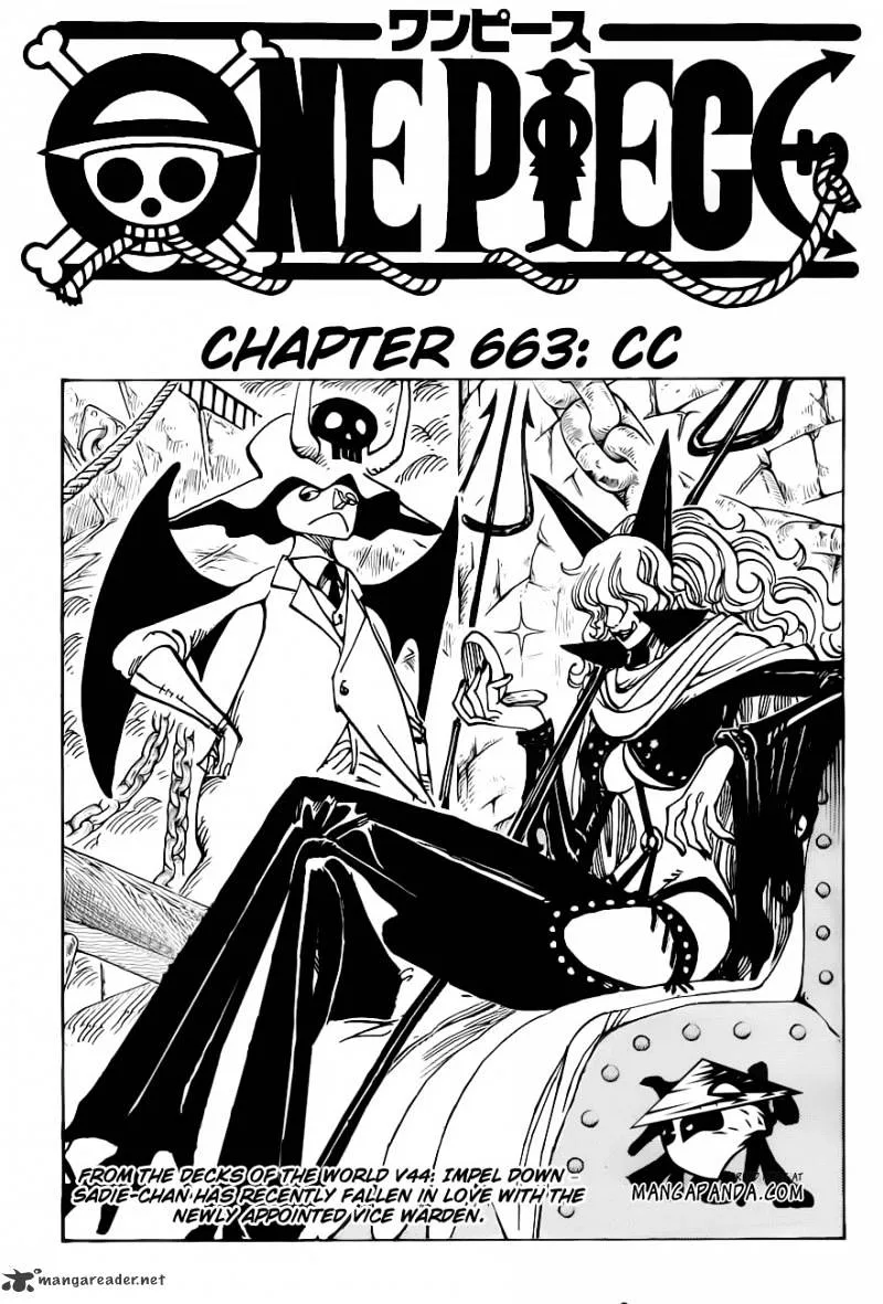 One Piece Chapter 663 page 1