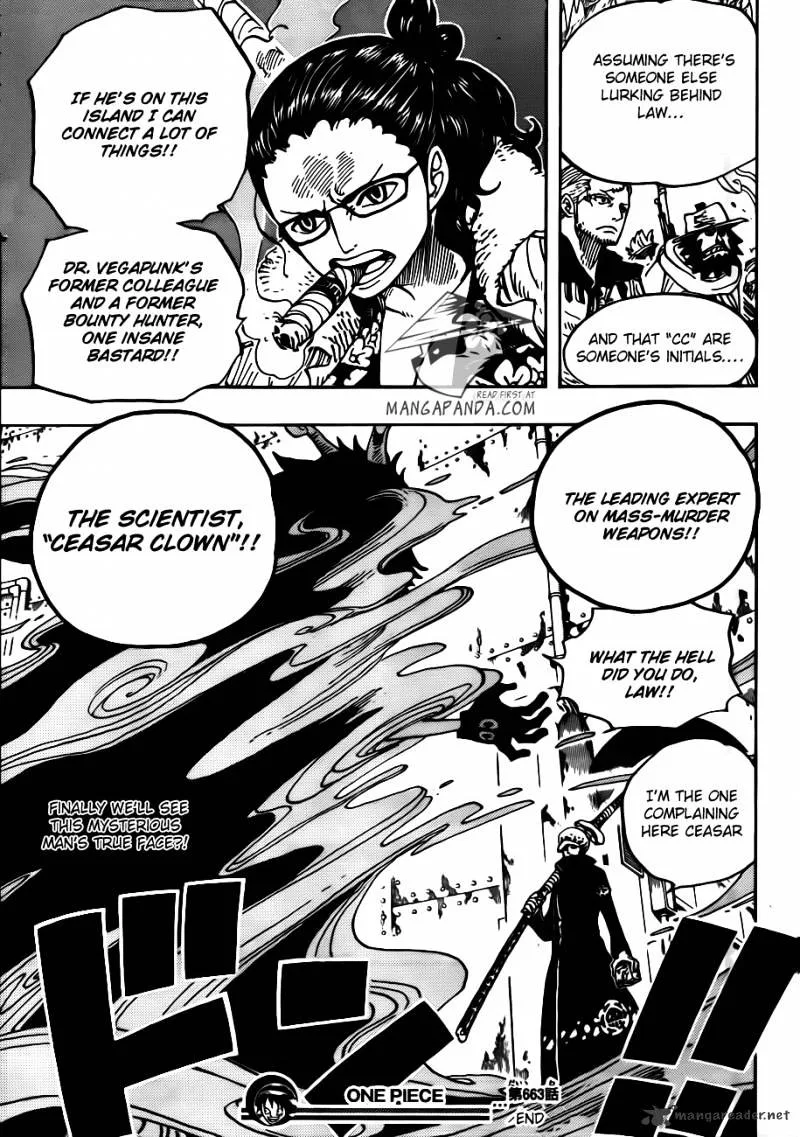 One Piece Chapter 663 page 19