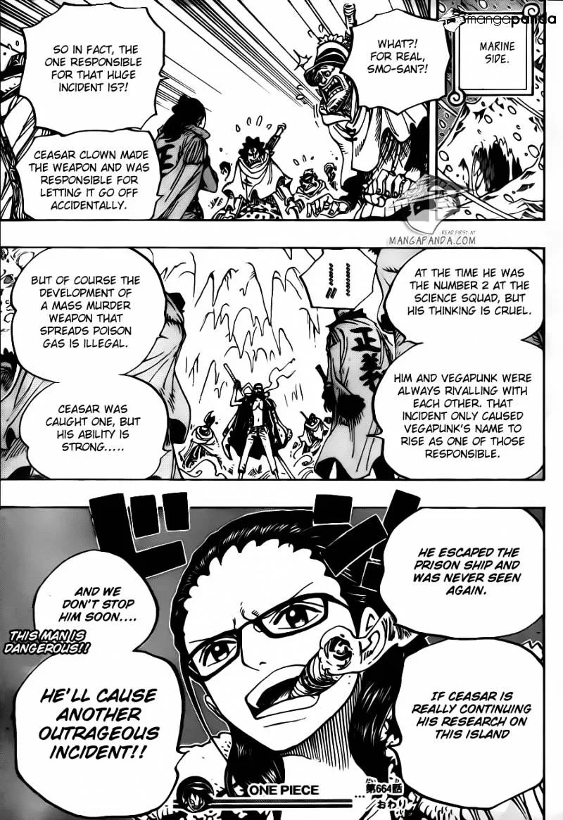 One Piece Chapter 664 page 18