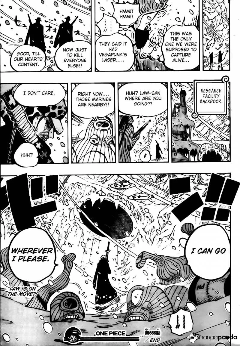 One Piece Chapter 666 page 17