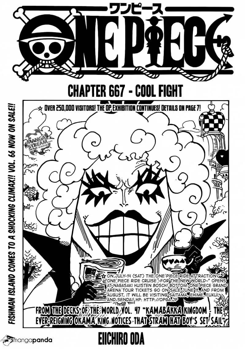 One Piece Chapter 667 page 1