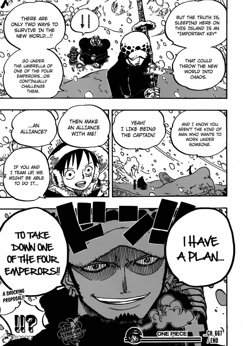 One Piece Chapter 667 page 19