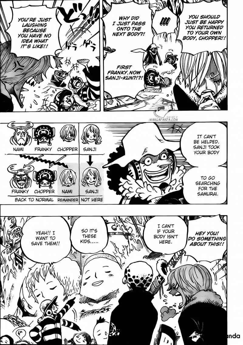 One Piece Chapter 668 page 7