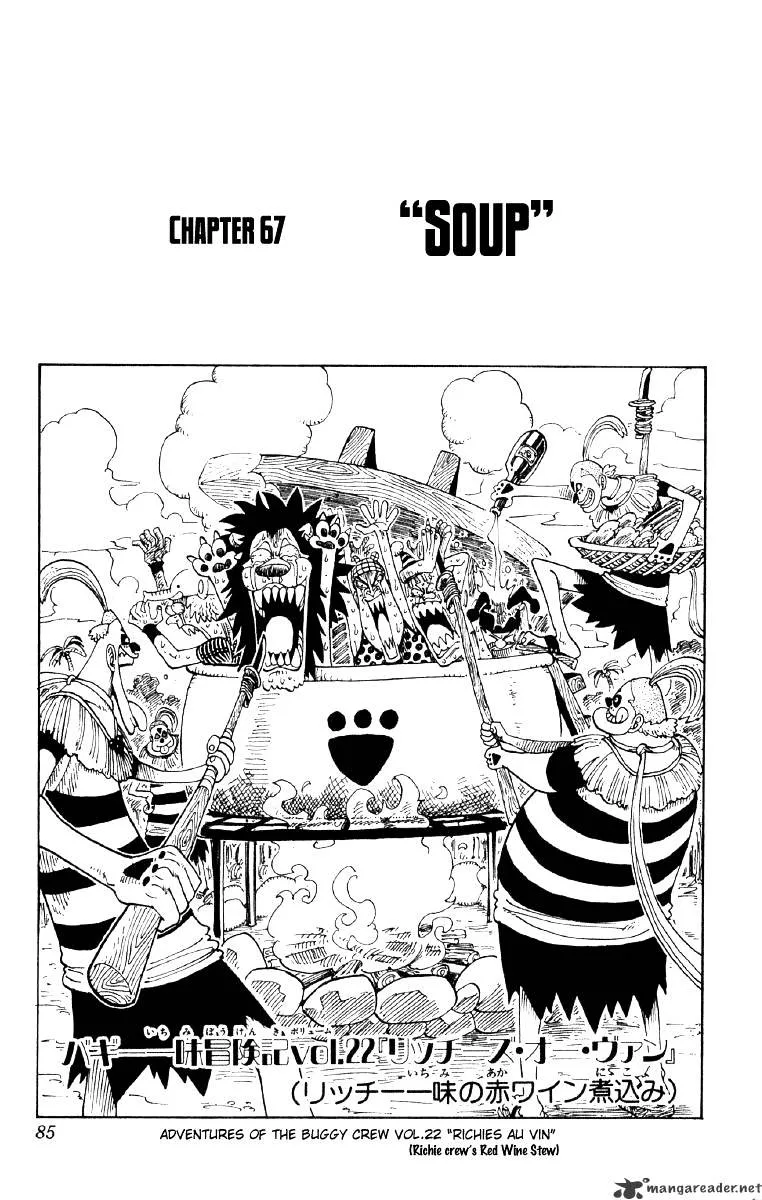 One Piece Chapter 67 page 1
