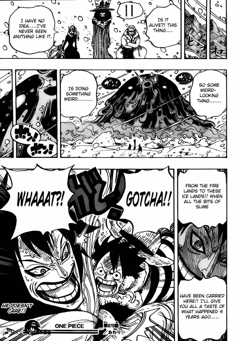 One Piece Chapter 670 page 17