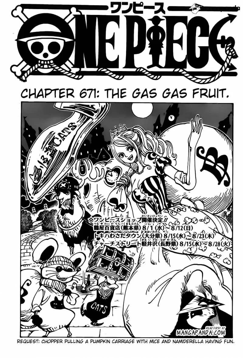 One Piece Chapter 671 page 1