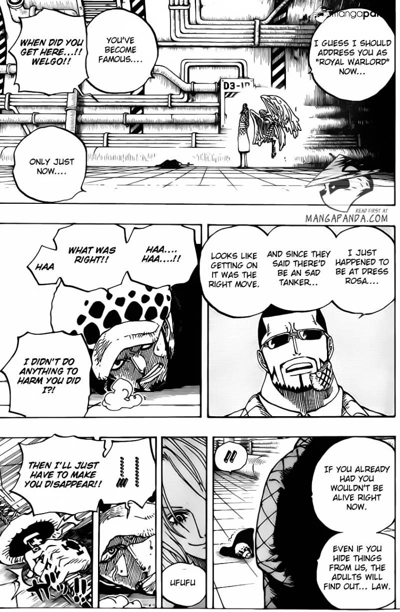 One Piece Chapter 672 page 3
