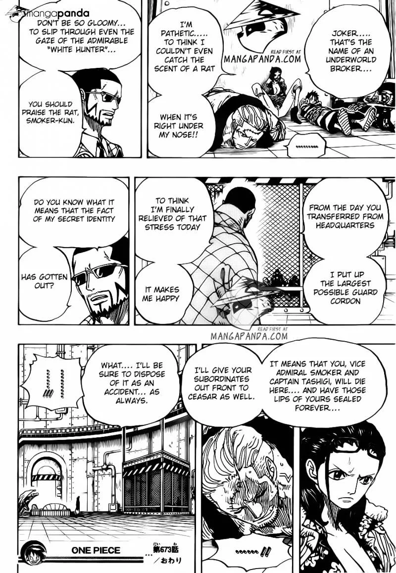 One Piece Chapter 673 page 18