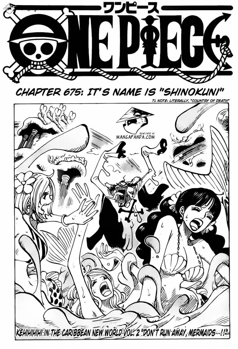One Piece Chapter 675 page 1