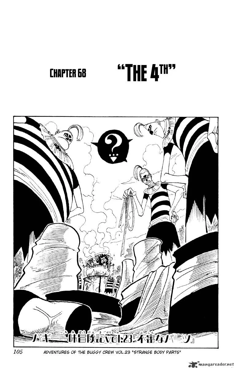 One Piece Chapter 68 page 1