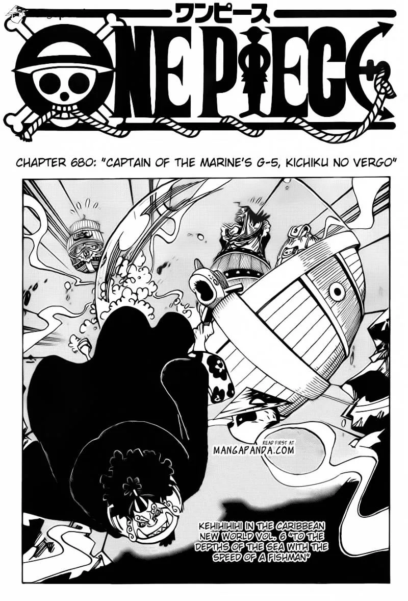 One Piece Chapter 680 page 4