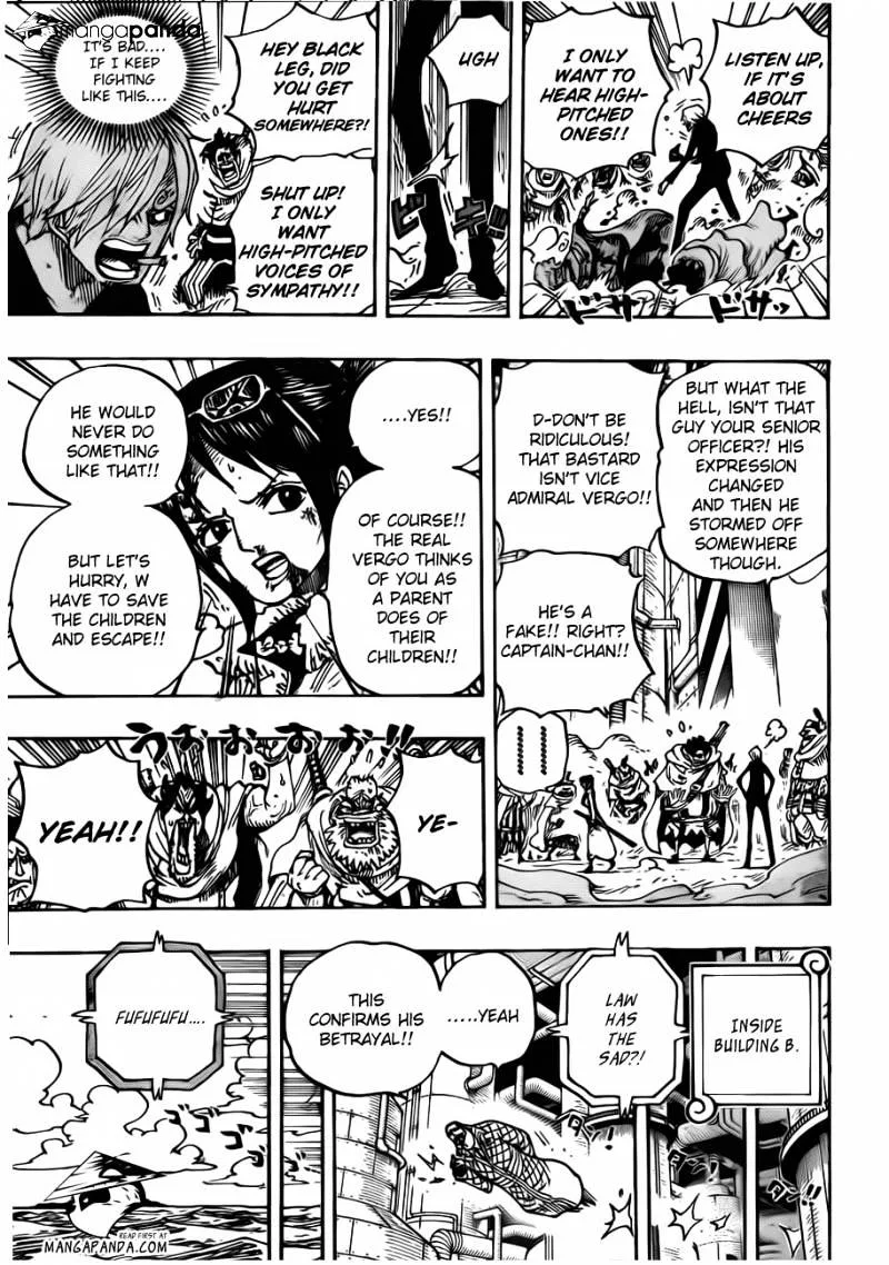 One Piece Chapter 682 page 7