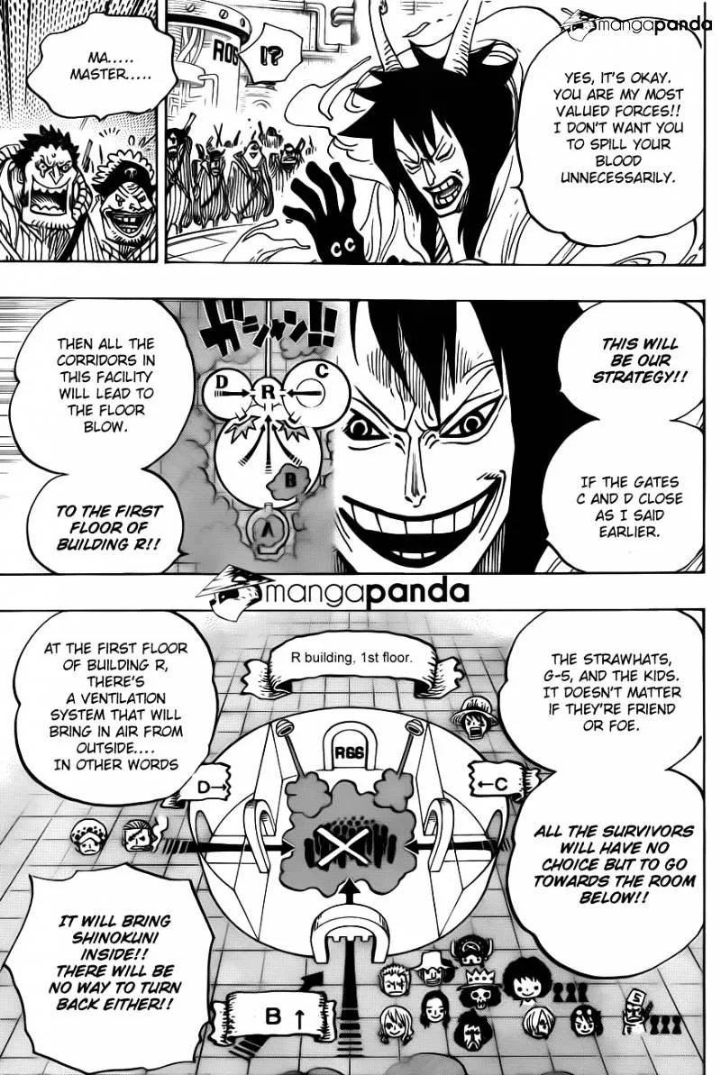 One Piece Chapter 684 page 13