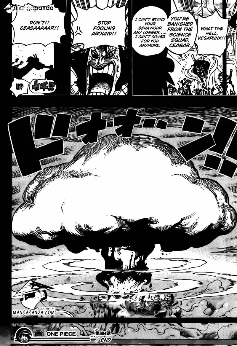 One Piece Chapter 684 page 18