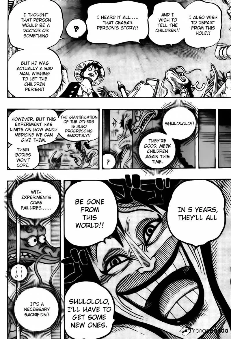 One Piece Chapter 685 page 14