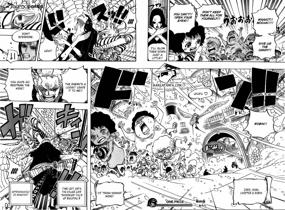 One Piece Chapter 685 page 20