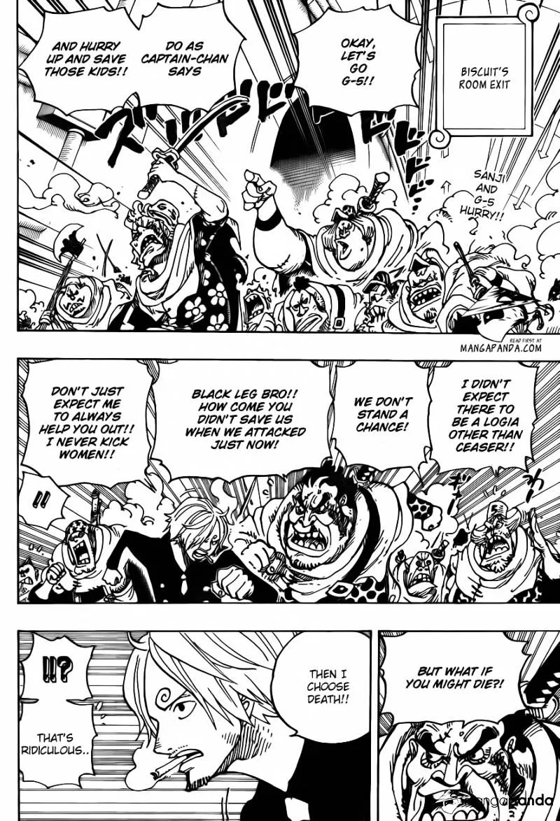 One Piece Chapter 687 page 4