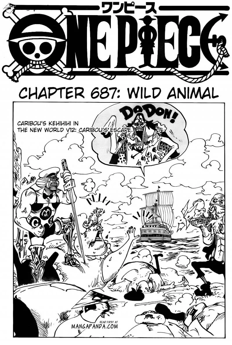 One Piece Chapter 687 page 3