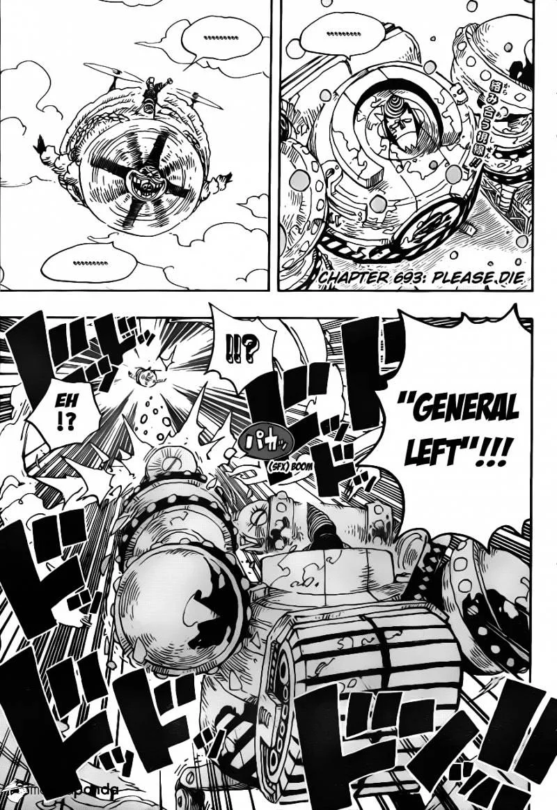 One Piece Chapter 693 page 5