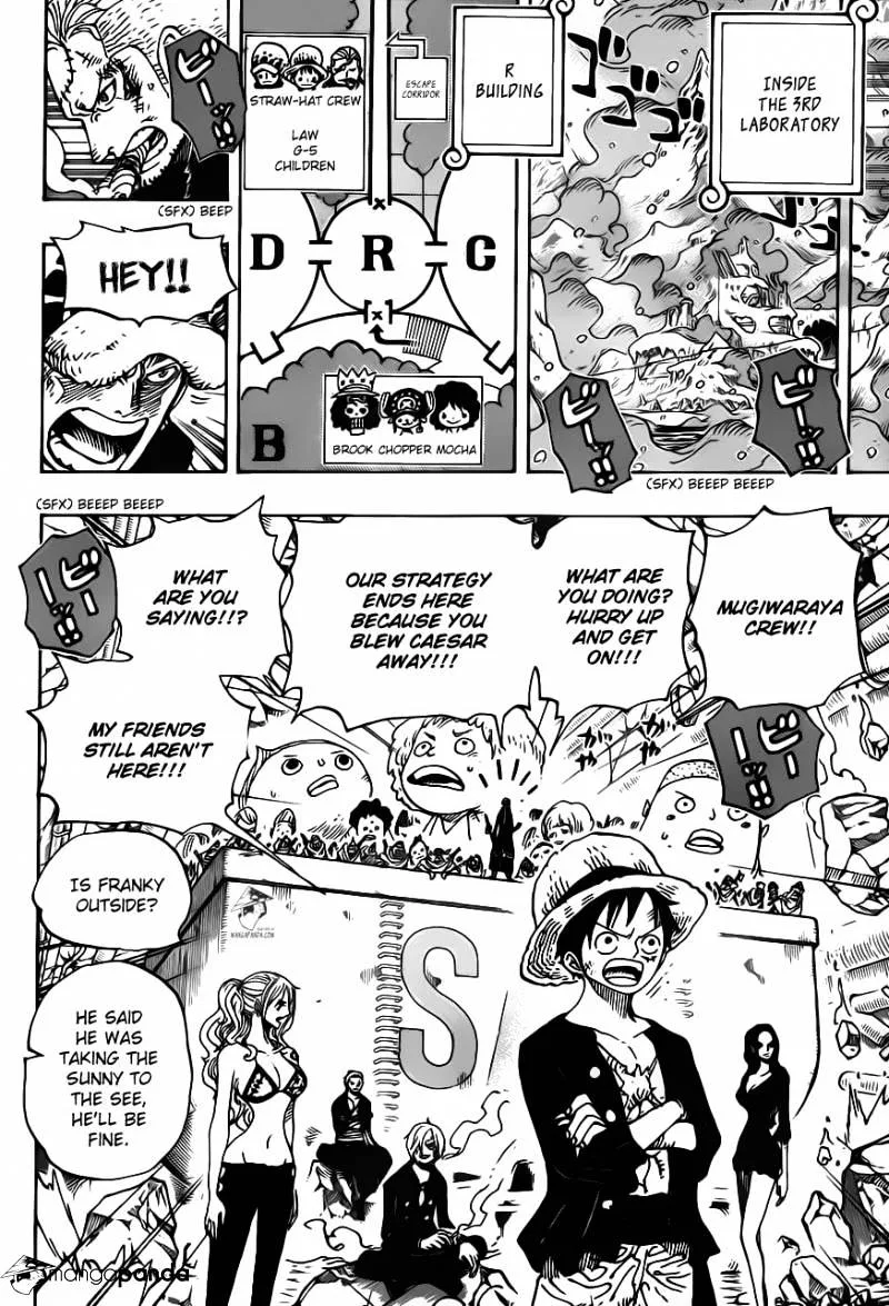 One Piece Chapter 693 page 14