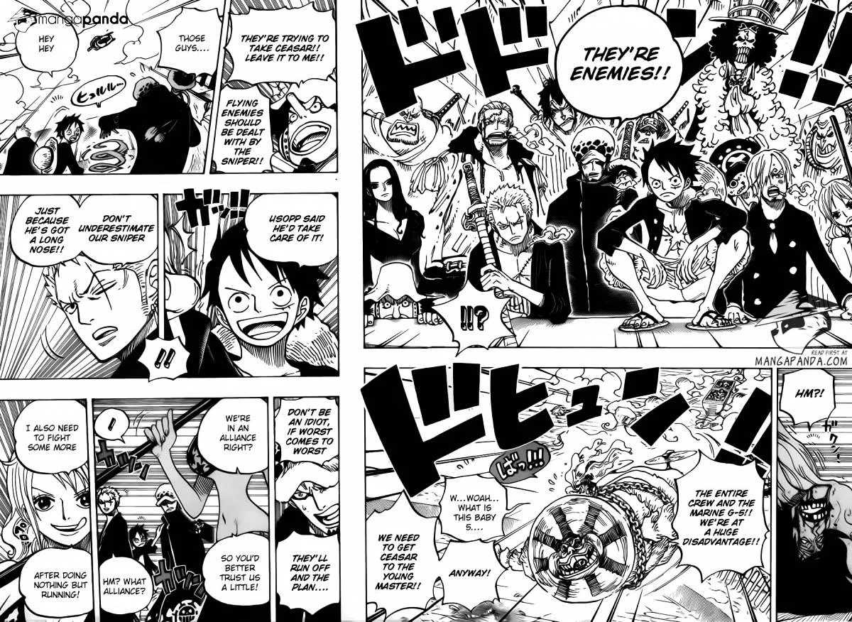 One Piece Chapter 695 page 11