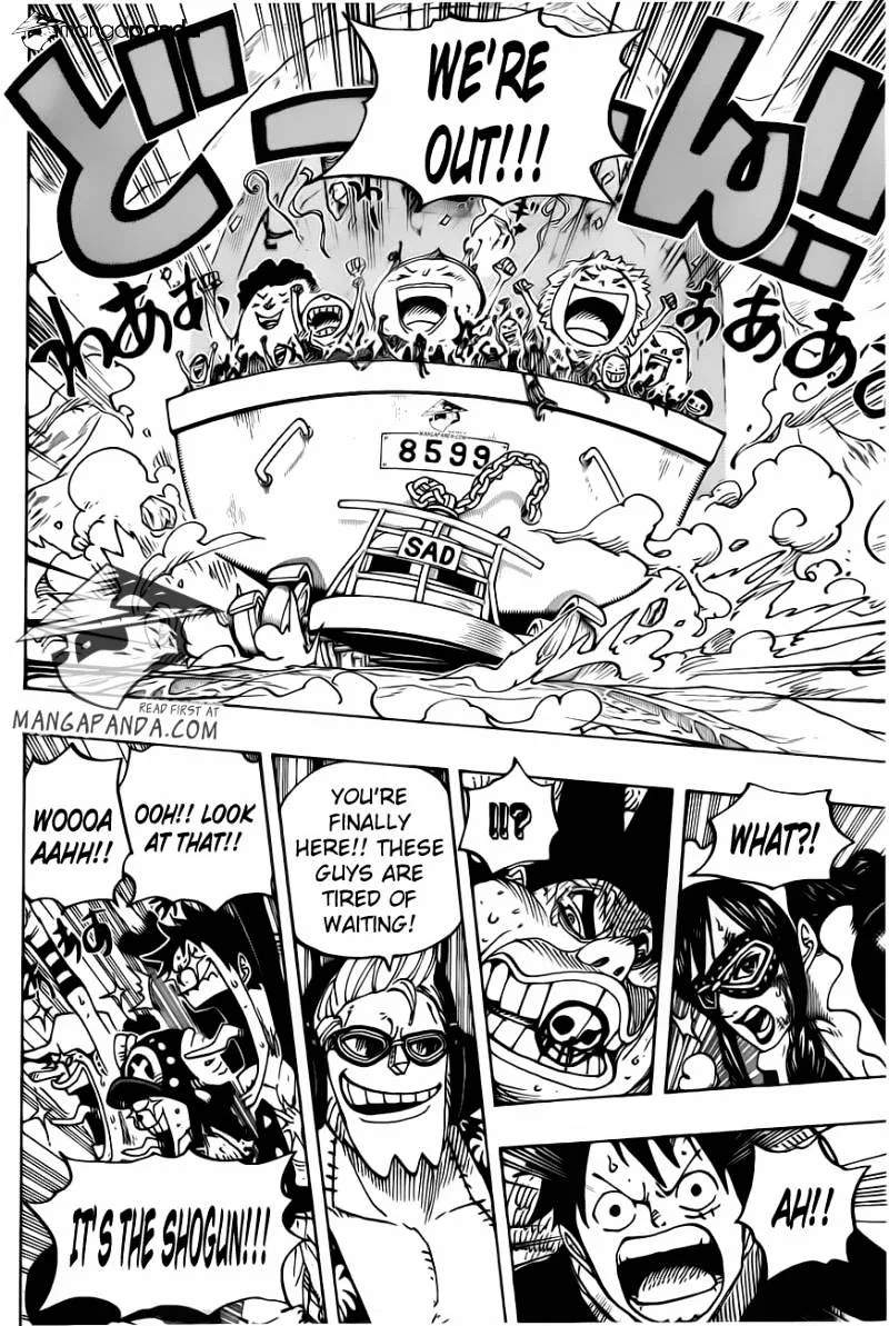 One Piece Chapter 695 page 9