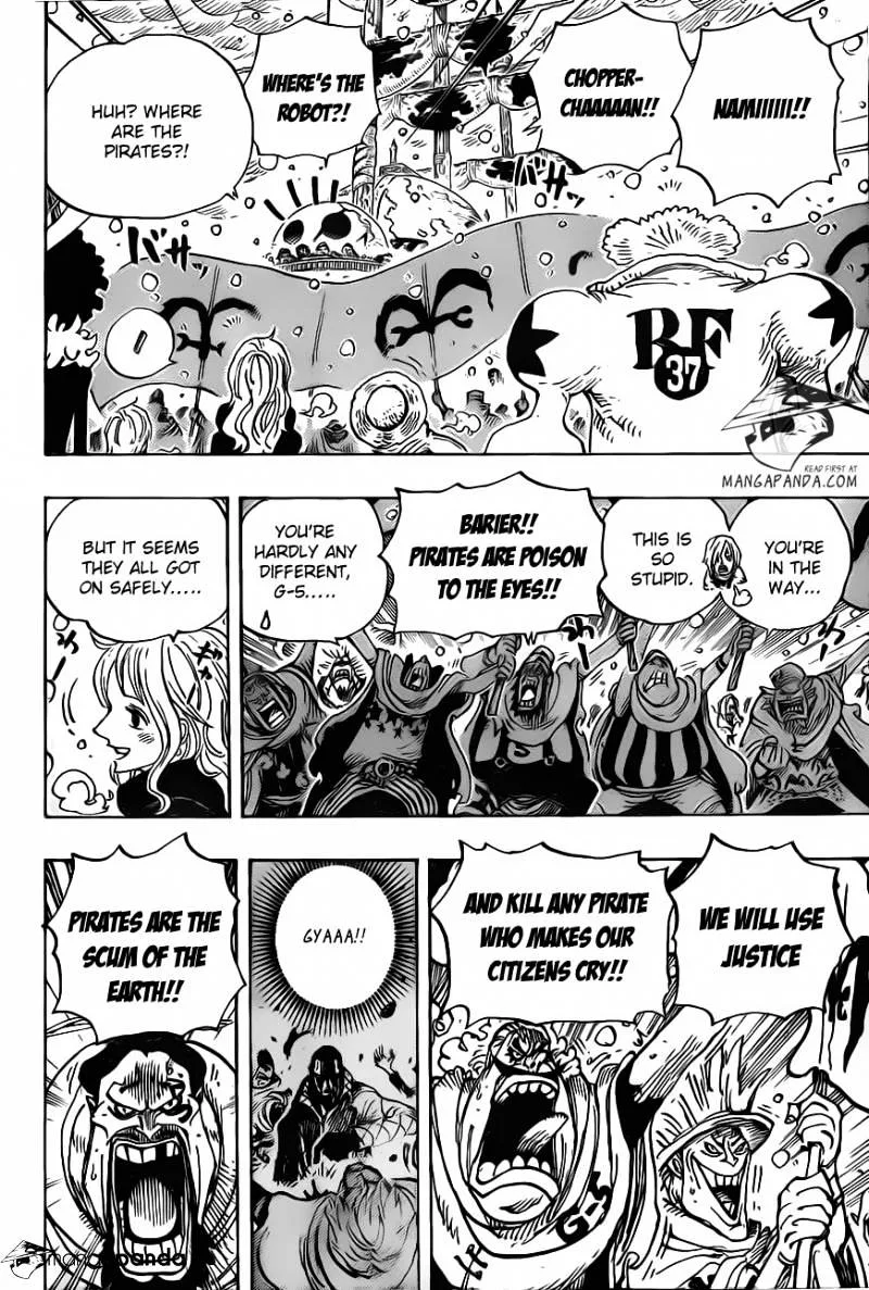 One Piece Chapter 697 page 8