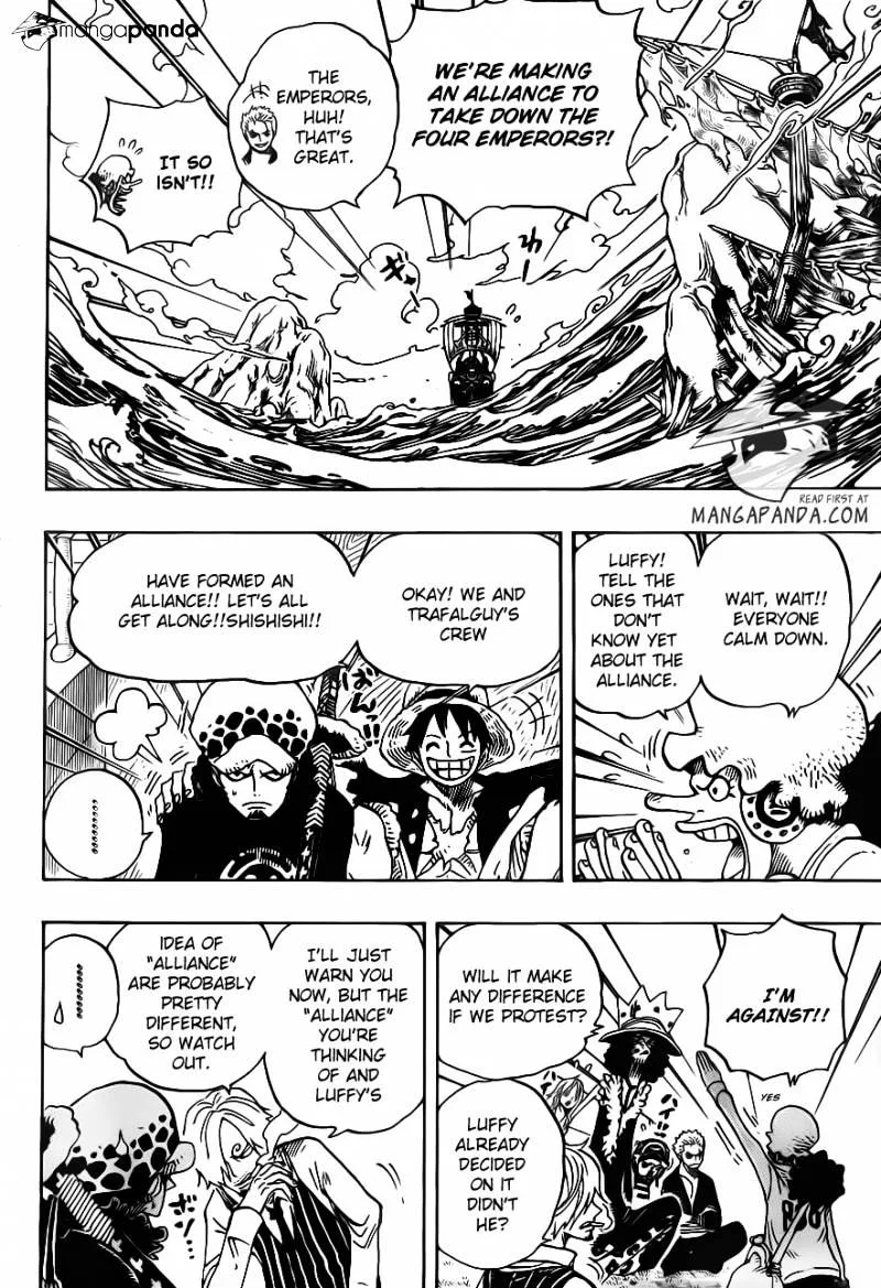 One Piece Chapter 698 page 14